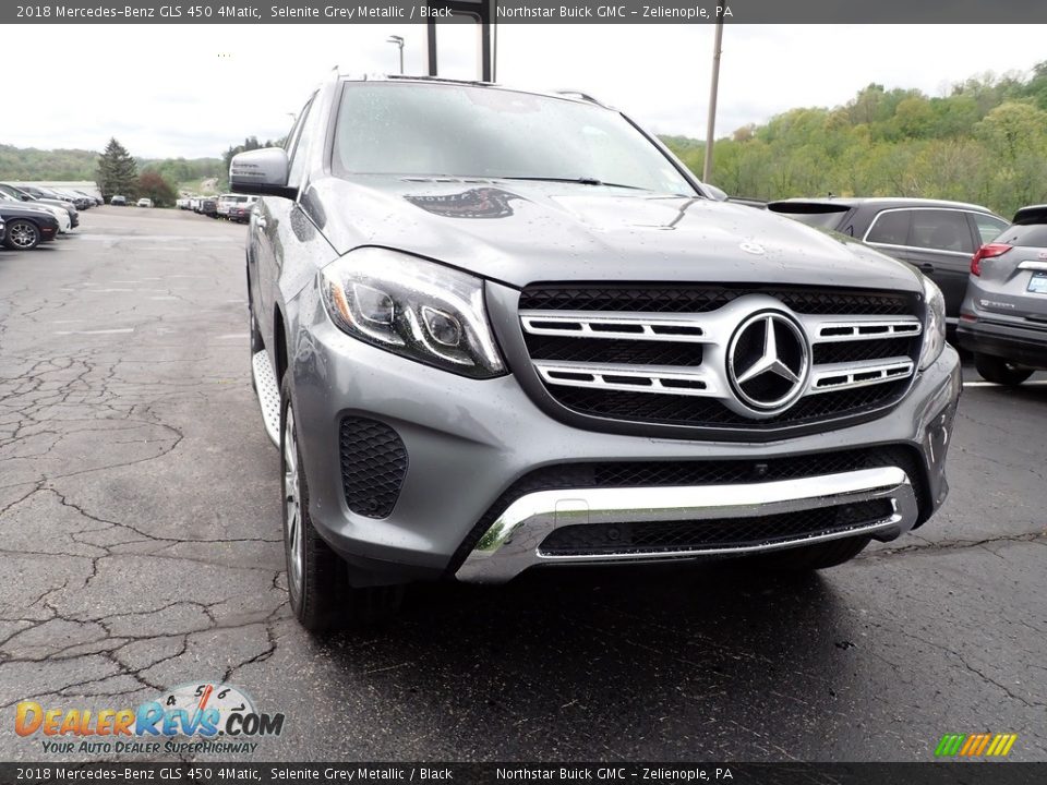 2018 Mercedes-Benz GLS 450 4Matic Selenite Grey Metallic / Black Photo #10