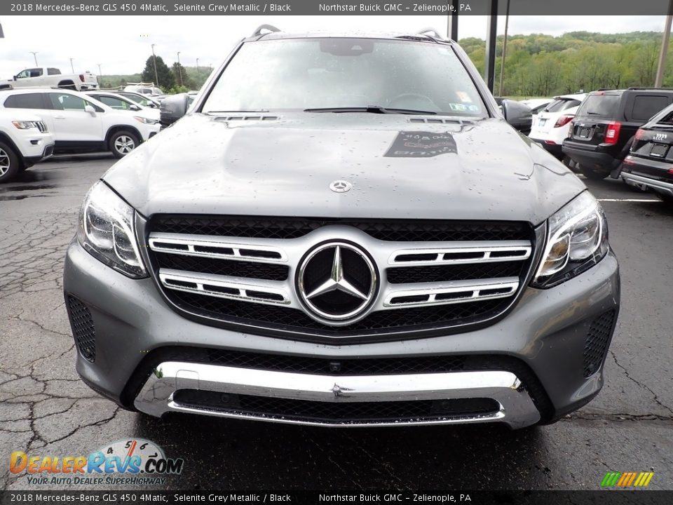 2018 Mercedes-Benz GLS 450 4Matic Selenite Grey Metallic / Black Photo #11