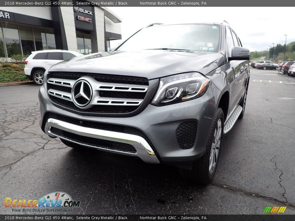 2018 Mercedes-Benz GLS 450 4Matic Selenite Grey Metallic / Black Photo #12