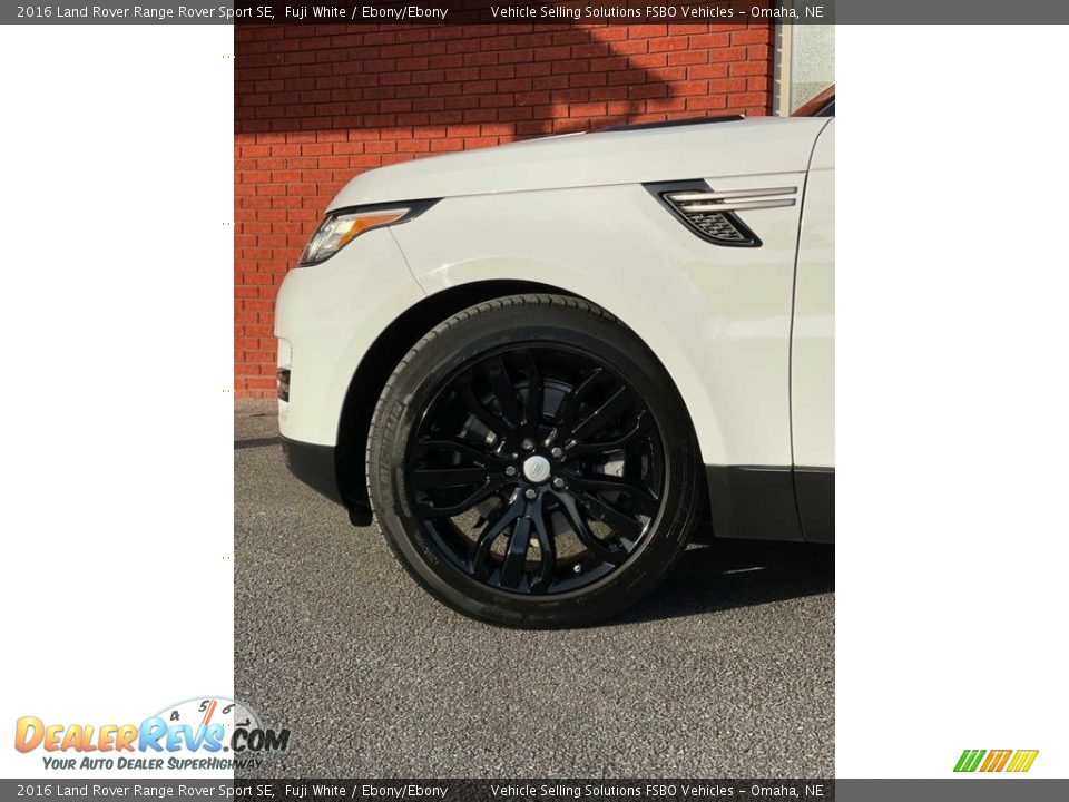 2016 Land Rover Range Rover Sport SE Fuji White / Ebony/Ebony Photo #10