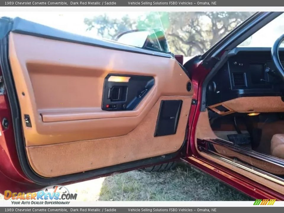 Door Panel of 1989 Chevrolet Corvette Convertible Photo #4