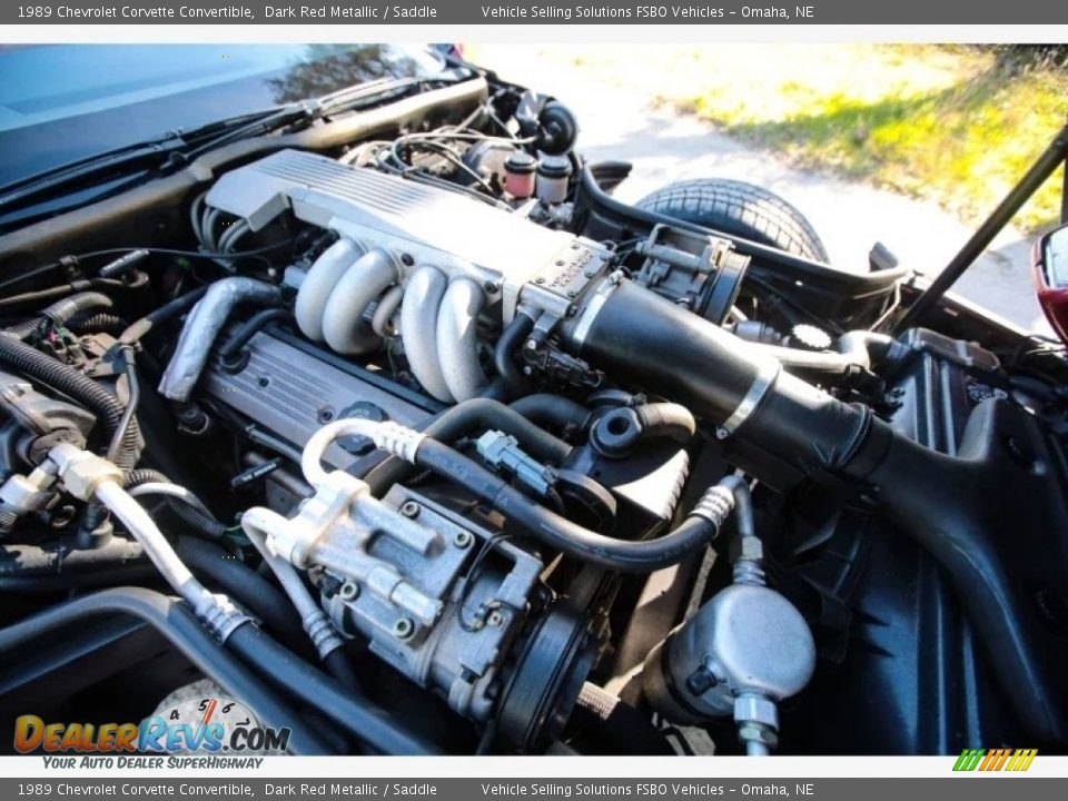 1989 Chevrolet Corvette Convertible 5.7 Liter OHV 16-Valve L98 V8 Engine Photo #9