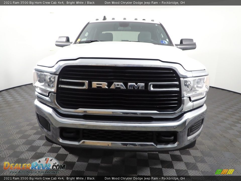 2021 Ram 3500 Big Horn Crew Cab 4x4 Bright White / Black Photo #3