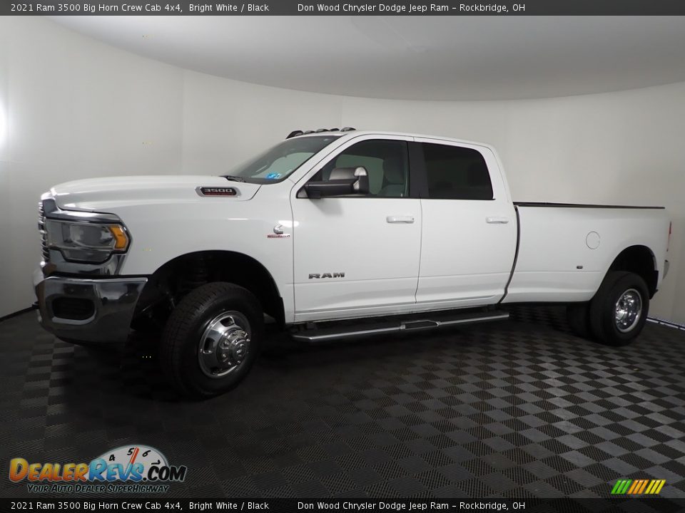 2021 Ram 3500 Big Horn Crew Cab 4x4 Bright White / Black Photo #4