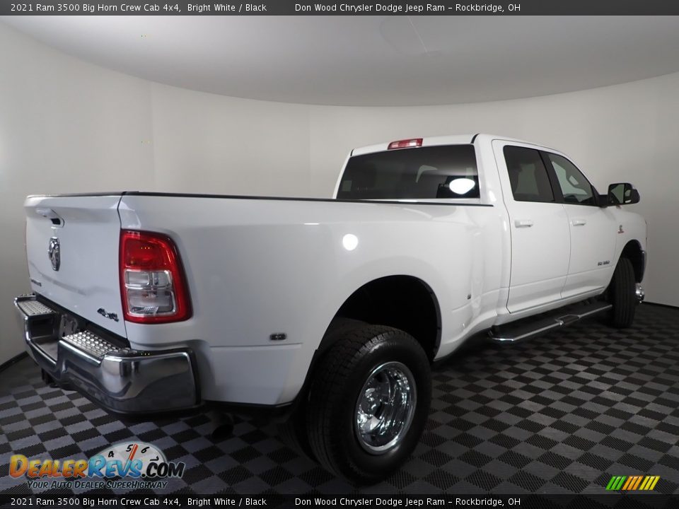 2021 Ram 3500 Big Horn Crew Cab 4x4 Bright White / Black Photo #8