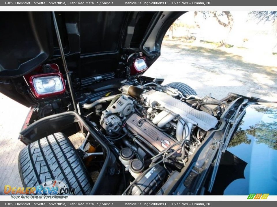 1989 Chevrolet Corvette Convertible 5.7 Liter OHV 16-Valve L98 V8 Engine Photo #17