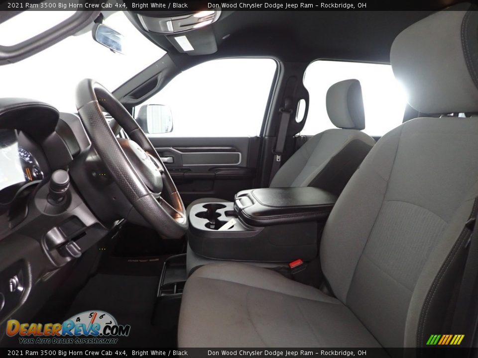 2021 Ram 3500 Big Horn Crew Cab 4x4 Bright White / Black Photo #11