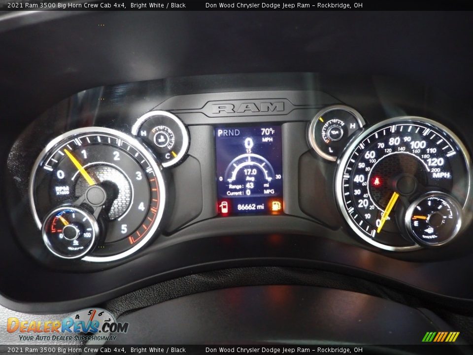 2021 Ram 3500 Big Horn Crew Cab 4x4 Bright White / Black Photo #16