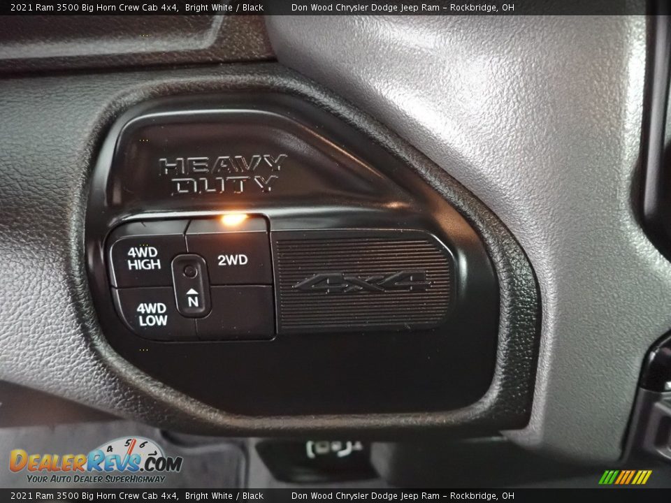 2021 Ram 3500 Big Horn Crew Cab 4x4 Bright White / Black Photo #18