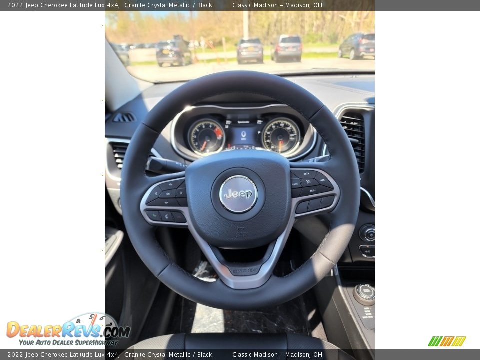 2022 Jeep Cherokee Latitude Lux 4x4 Granite Crystal Metallic / Black Photo #5