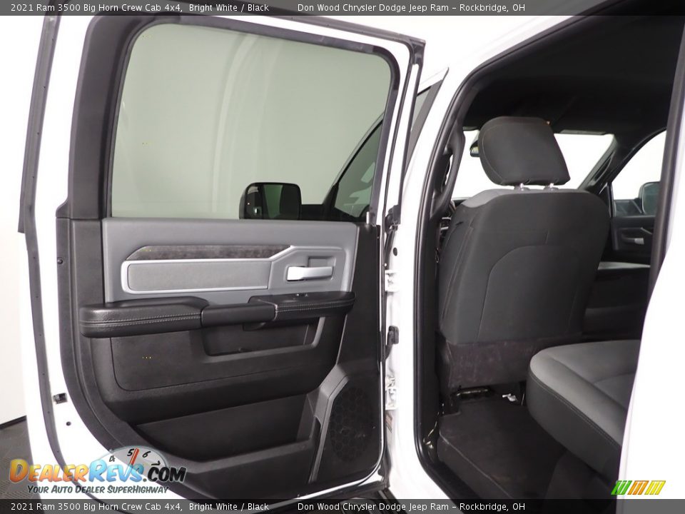 2021 Ram 3500 Big Horn Crew Cab 4x4 Bright White / Black Photo #22