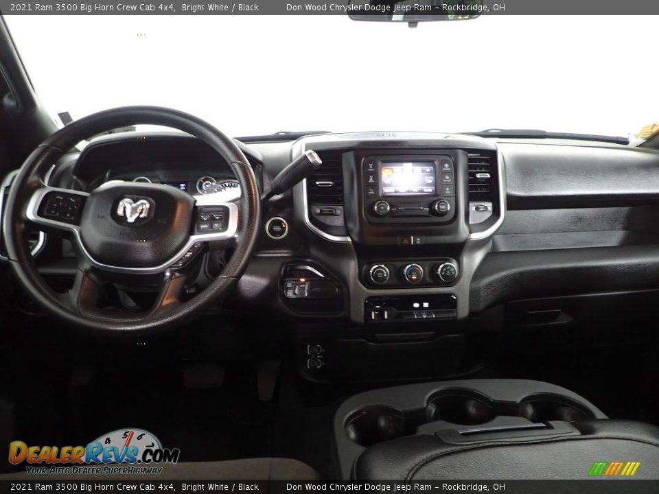 2021 Ram 3500 Big Horn Crew Cab 4x4 Bright White / Black Photo #24