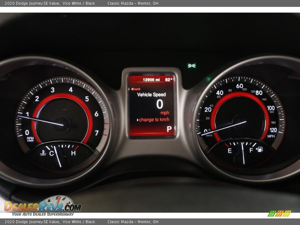 2020 Dodge Journey SE Value Vice White / Black Photo #8
