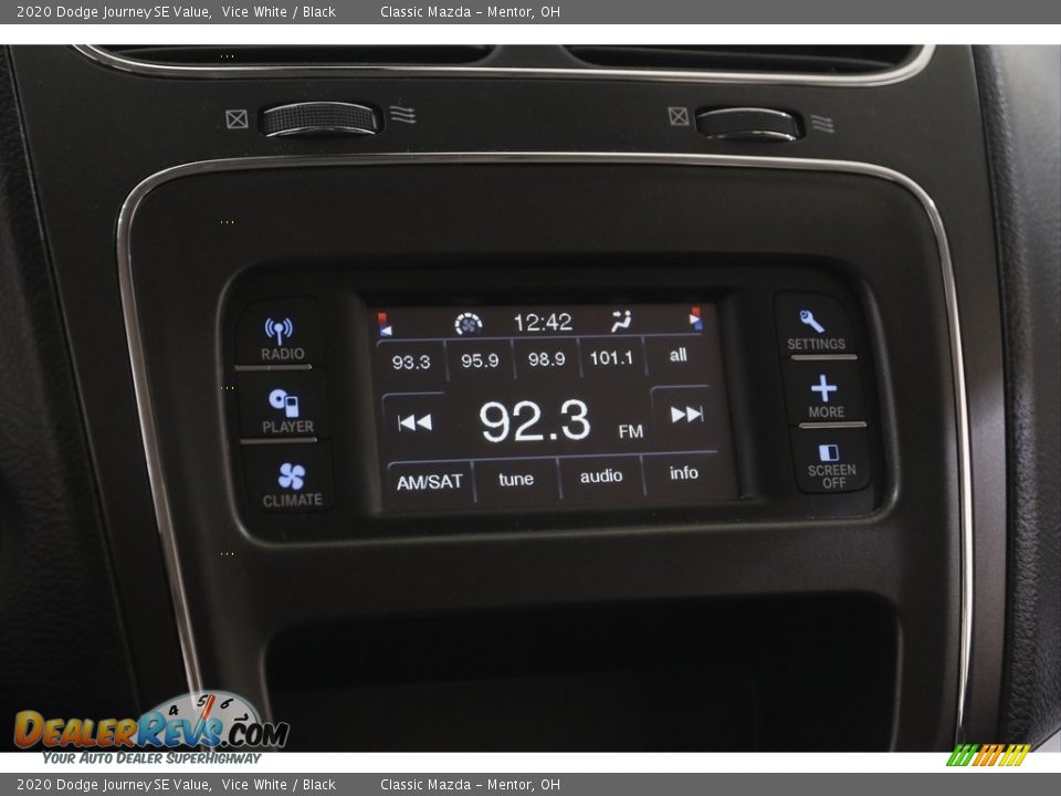 2020 Dodge Journey SE Value Vice White / Black Photo #10