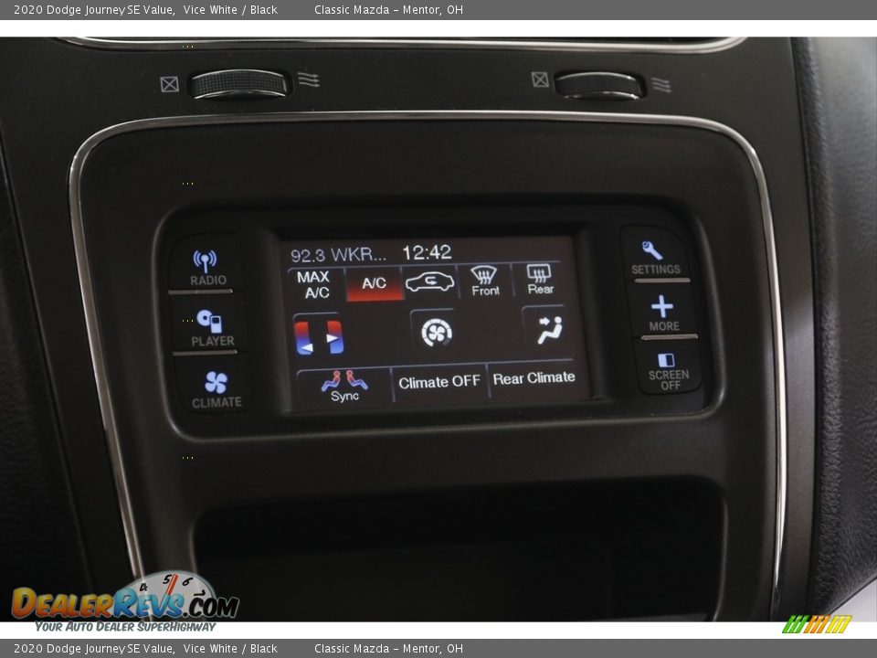 2020 Dodge Journey SE Value Vice White / Black Photo #11