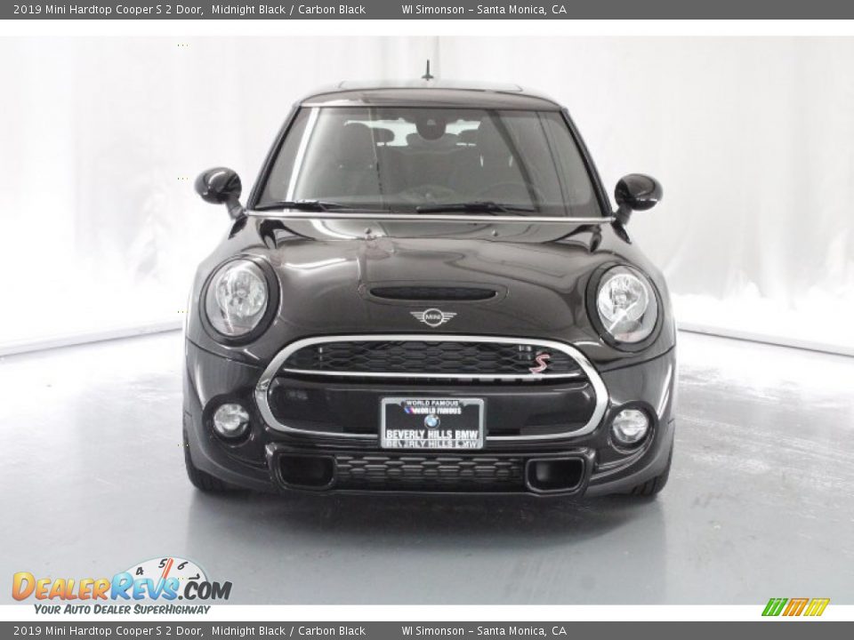 2019 Mini Hardtop Cooper S 2 Door Midnight Black / Carbon Black Photo #2