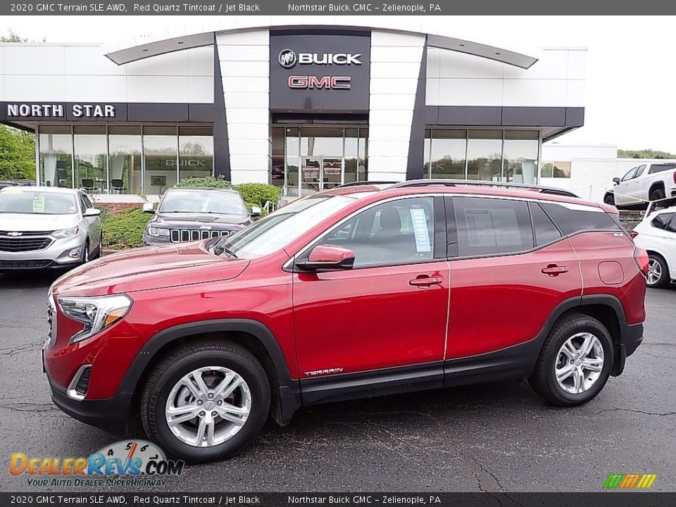 2020 GMC Terrain SLE AWD Red Quartz Tintcoat / Jet Black Photo #1