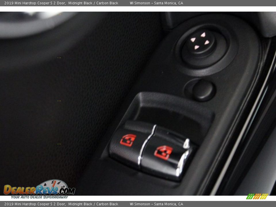 2019 Mini Hardtop Cooper S 2 Door Midnight Black / Carbon Black Photo #9