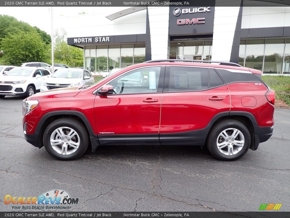 2020 GMC Terrain SLE AWD Red Quartz Tintcoat / Jet Black Photo #2