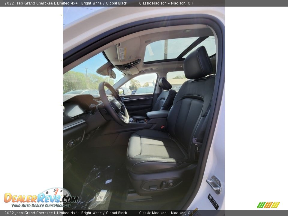 2022 Jeep Grand Cherokee L Limited 4x4 Bright White / Global Black Photo #2