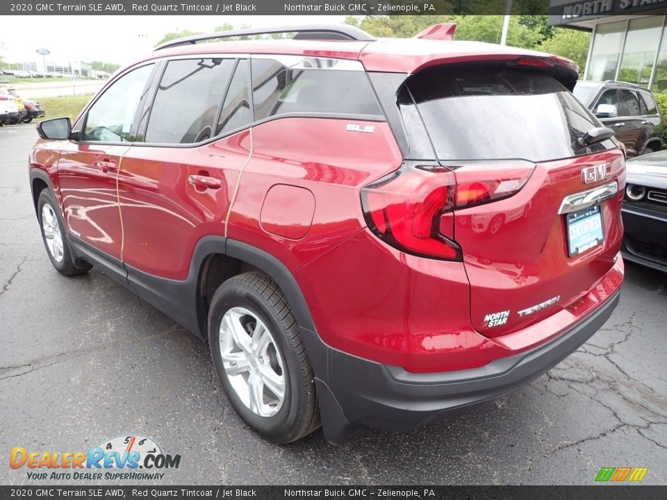 2020 GMC Terrain SLE AWD Red Quartz Tintcoat / Jet Black Photo #3