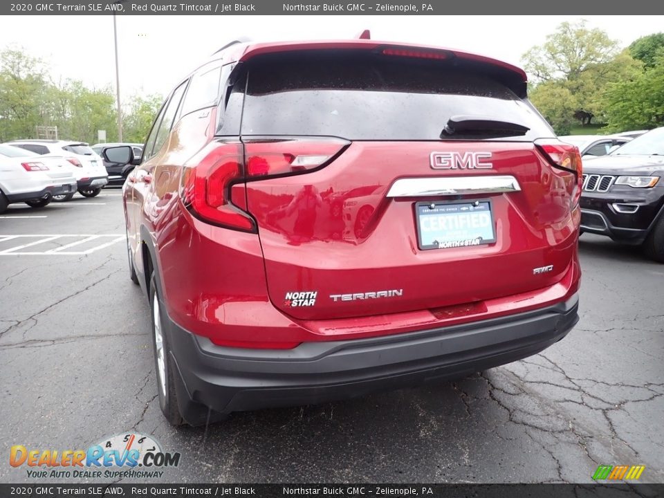 2020 GMC Terrain SLE AWD Red Quartz Tintcoat / Jet Black Photo #4