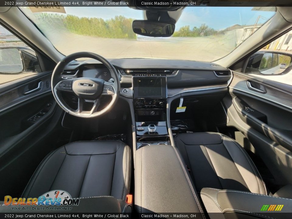 2022 Jeep Grand Cherokee L Limited 4x4 Bright White / Global Black Photo #5