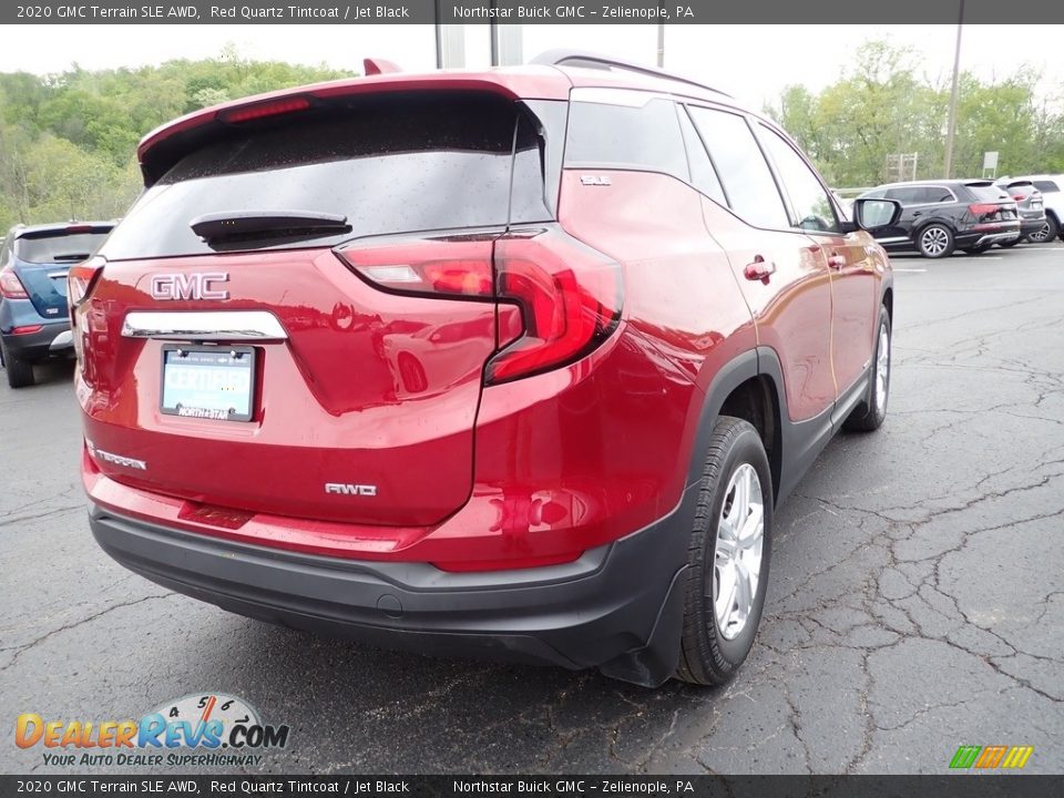 2020 GMC Terrain SLE AWD Red Quartz Tintcoat / Jet Black Photo #6