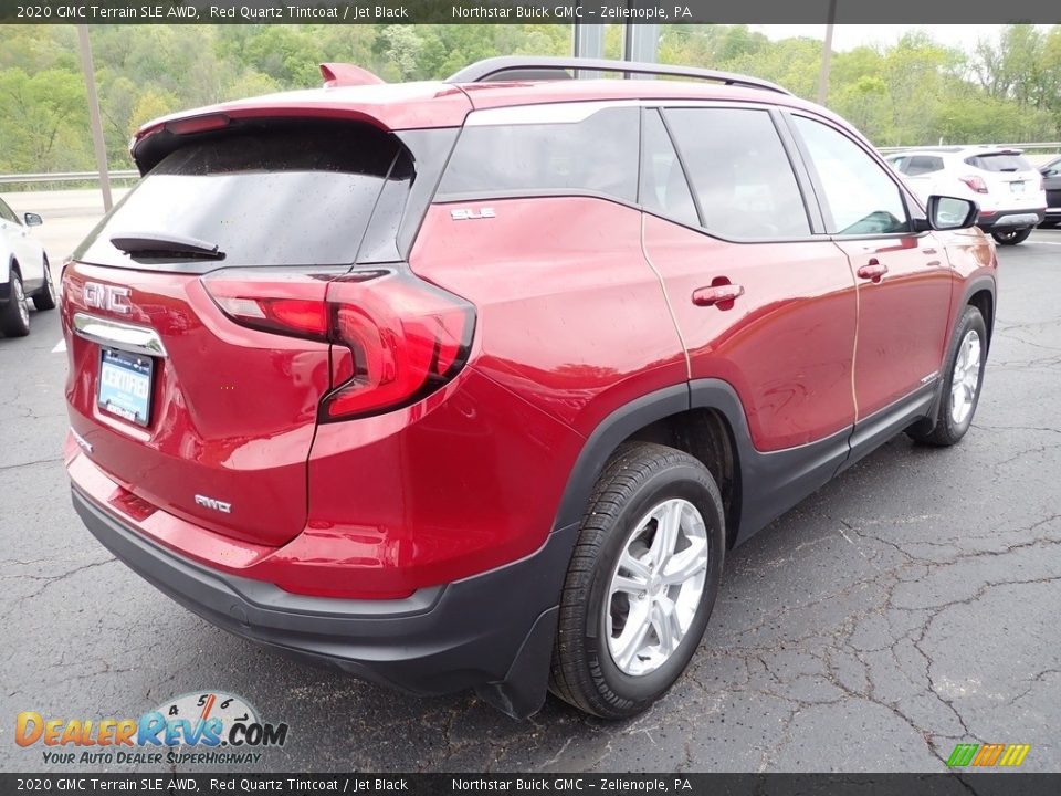 2020 GMC Terrain SLE AWD Red Quartz Tintcoat / Jet Black Photo #7