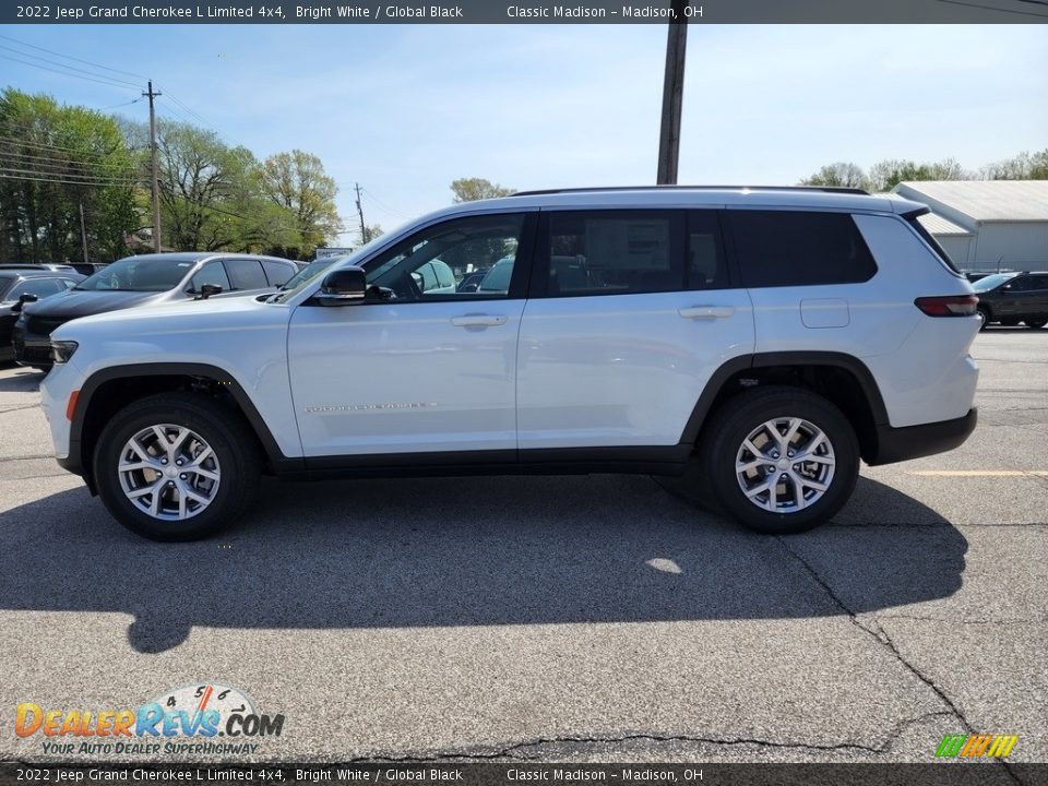 2022 Jeep Grand Cherokee L Limited 4x4 Bright White / Global Black Photo #9
