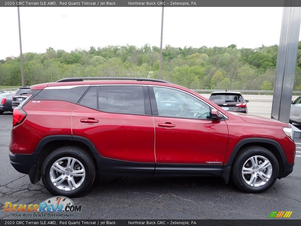 Red Quartz Tintcoat 2020 GMC Terrain SLE AWD Photo #8