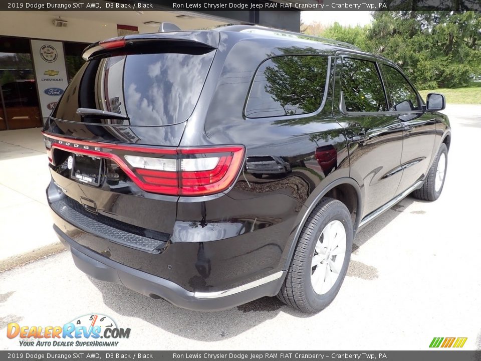 2019 Dodge Durango SXT AWD DB Black / Black Photo #8