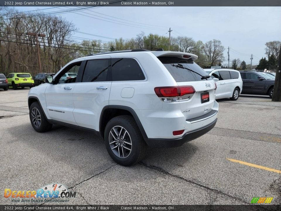2022 Jeep Grand Cherokee Limited 4x4 Bright White / Black Photo #10