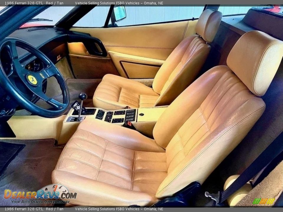 Tan Interior - 1986 Ferrari 328 GTS Photo #10