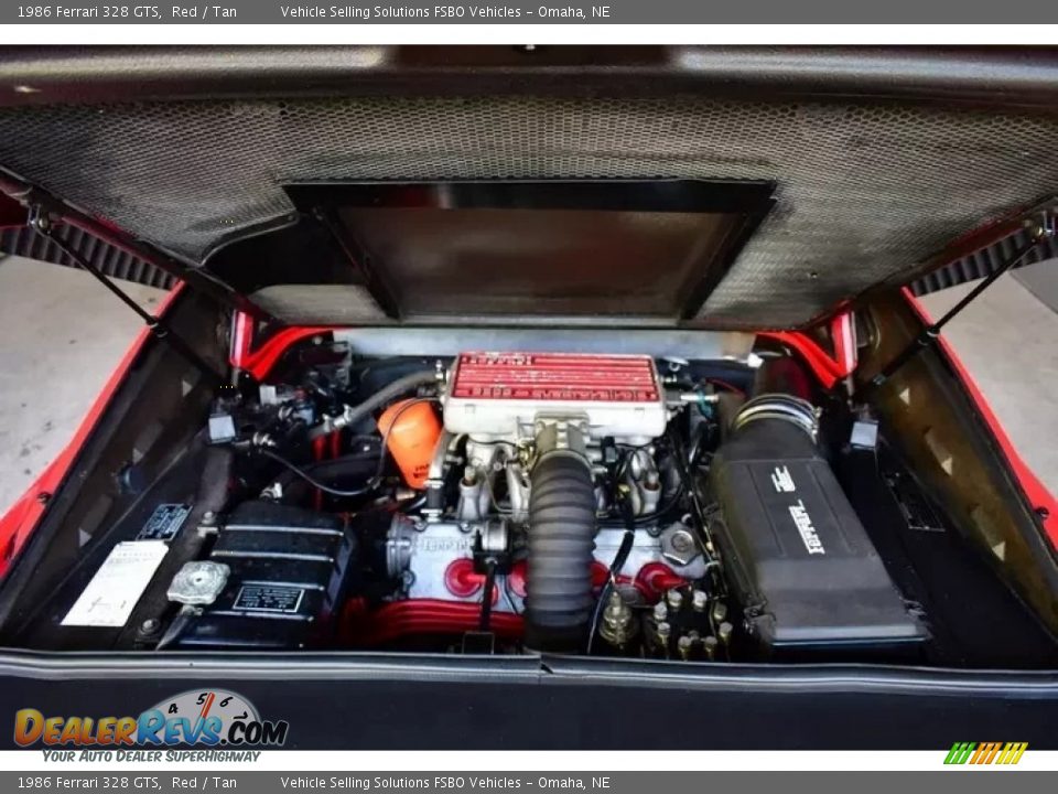1986 Ferrari 328 GTS 3.2 Liter DOHC 32-Valve V8 Engine Photo #13