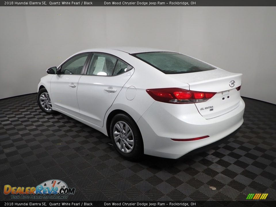 2018 Hyundai Elantra SE Quartz White Pearl / Black Photo #5