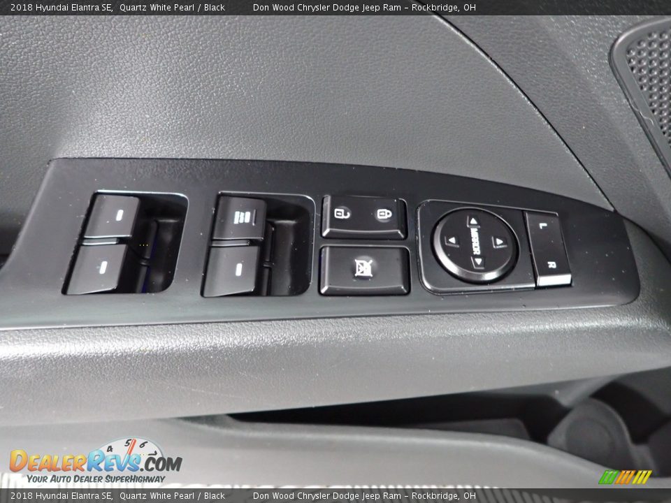 2018 Hyundai Elantra SE Quartz White Pearl / Black Photo #11