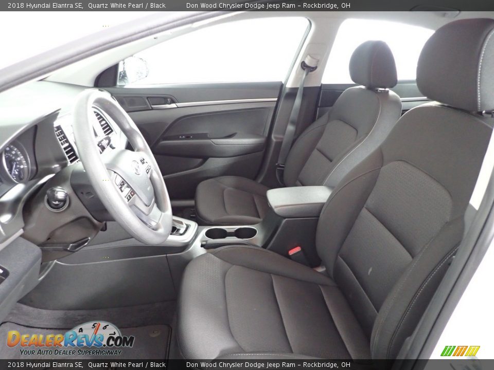 2018 Hyundai Elantra SE Quartz White Pearl / Black Photo #12