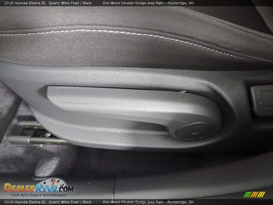 2018 Hyundai Elantra SE Quartz White Pearl / Black Photo #13