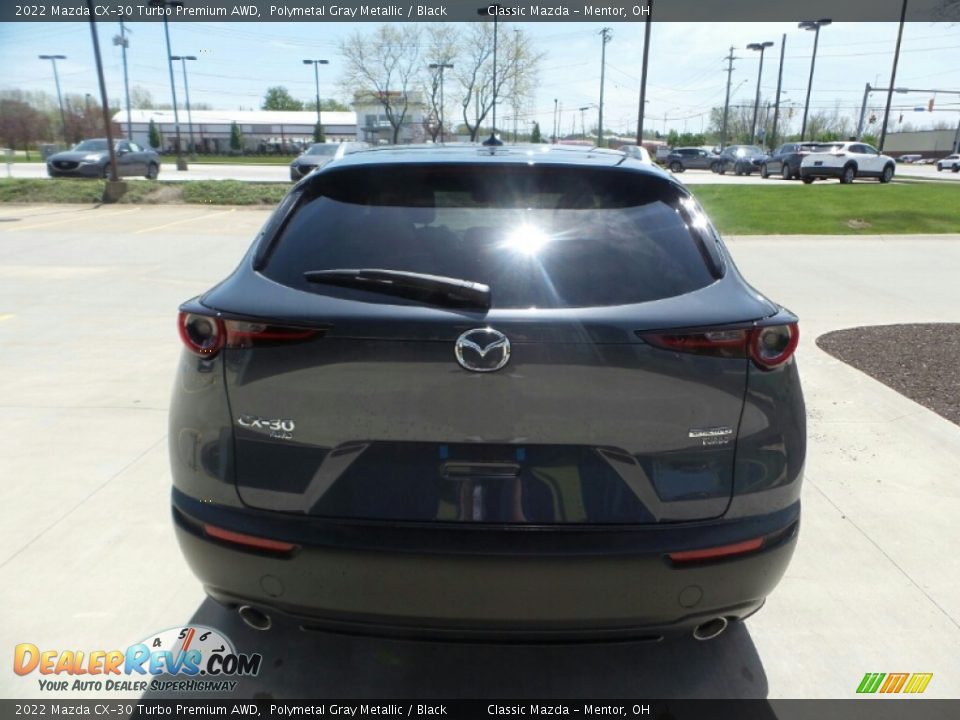 2022 Mazda CX-30 Turbo Premium AWD Polymetal Gray Metallic / Black Photo #5