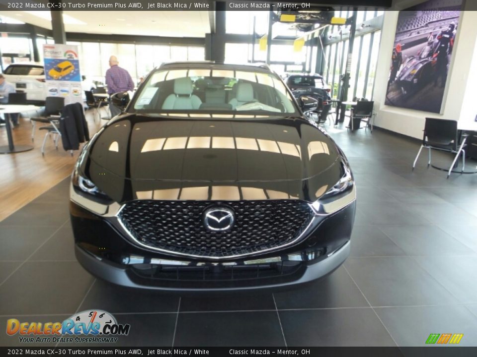 2022 Mazda CX-30 Turbo Premium Plus AWD Jet Black Mica / White Photo #2