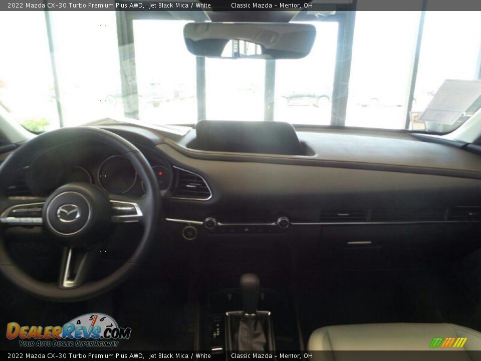 2022 Mazda CX-30 Turbo Premium Plus AWD Jet Black Mica / White Photo #3