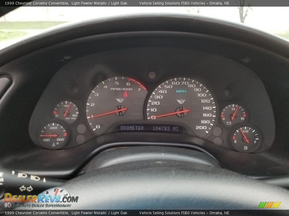 1999 Chevrolet Corvette Convertible Gauges Photo #6