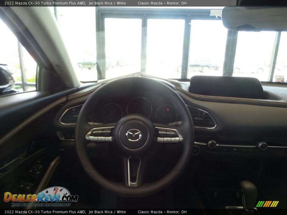 2022 Mazda CX-30 Turbo Premium Plus AWD Jet Black Mica / White Photo #4