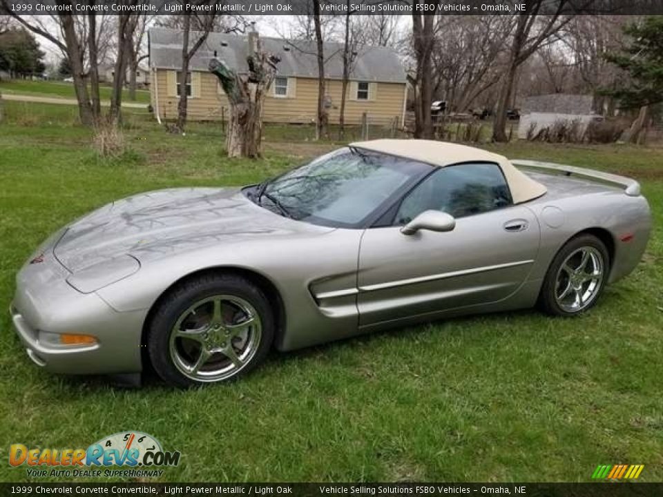 Light Pewter Metallic 1999 Chevrolet Corvette Convertible Photo #8