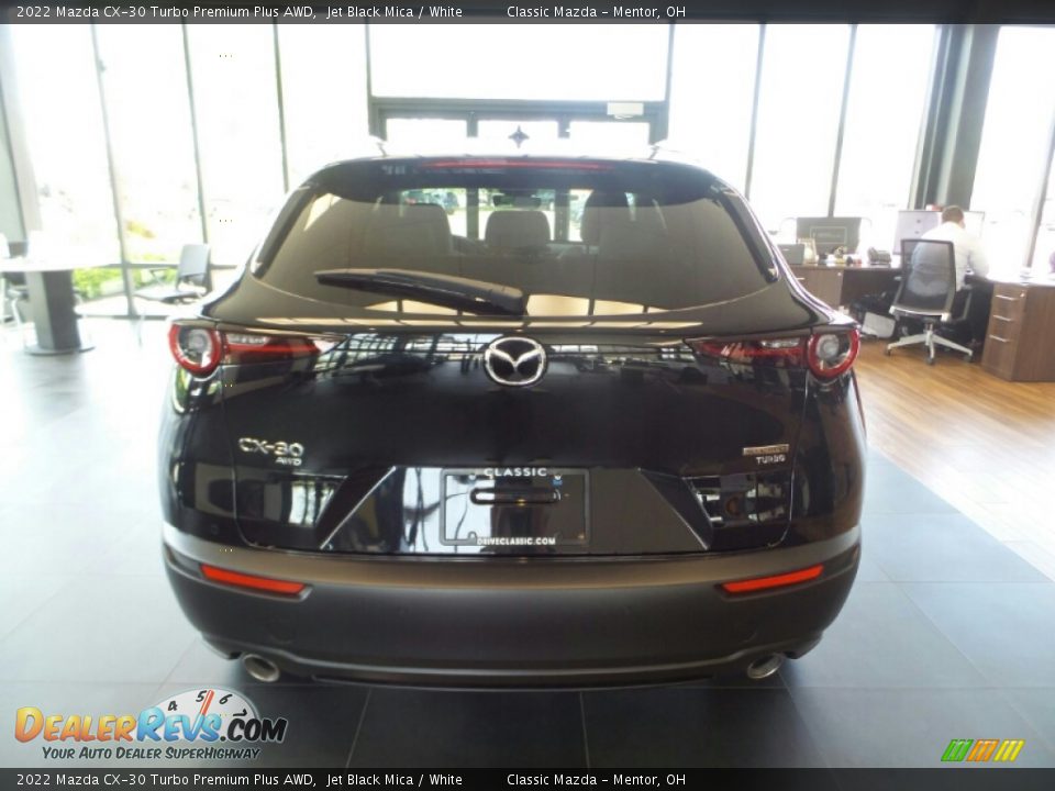 2022 Mazda CX-30 Turbo Premium Plus AWD Jet Black Mica / White Photo #5