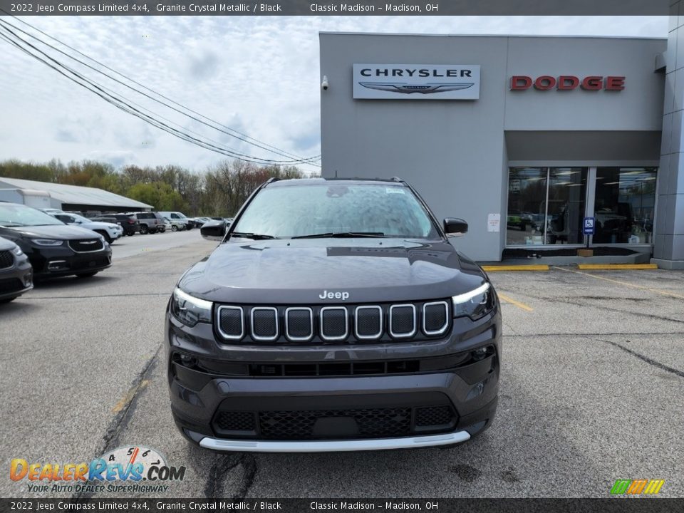2022 Jeep Compass Limited 4x4 Granite Crystal Metallic / Black Photo #7