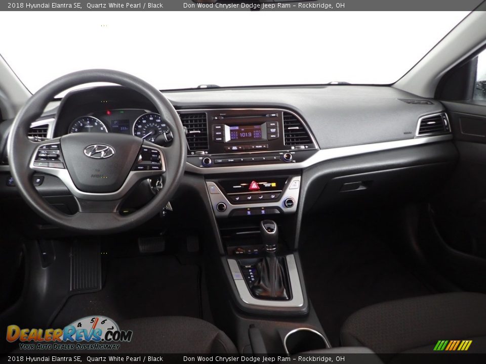 2018 Hyundai Elantra SE Quartz White Pearl / Black Photo #25
