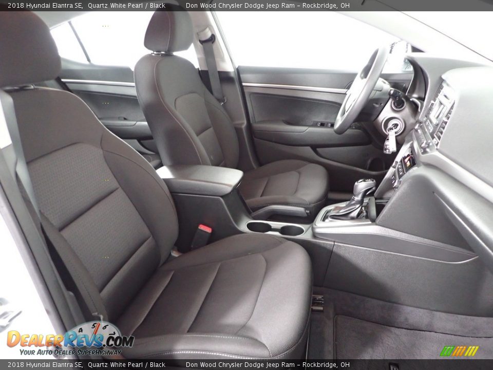 2018 Hyundai Elantra SE Quartz White Pearl / Black Photo #27