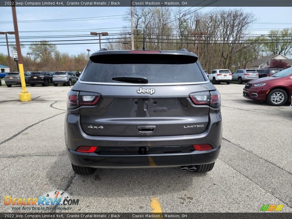 2022 Jeep Compass Limited 4x4 Granite Crystal Metallic / Black Photo #10